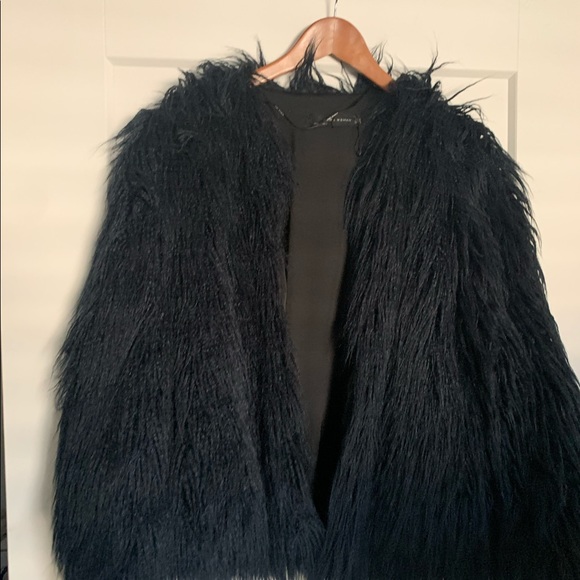 Zara Faux Fur Coat - Picture 2 of 6